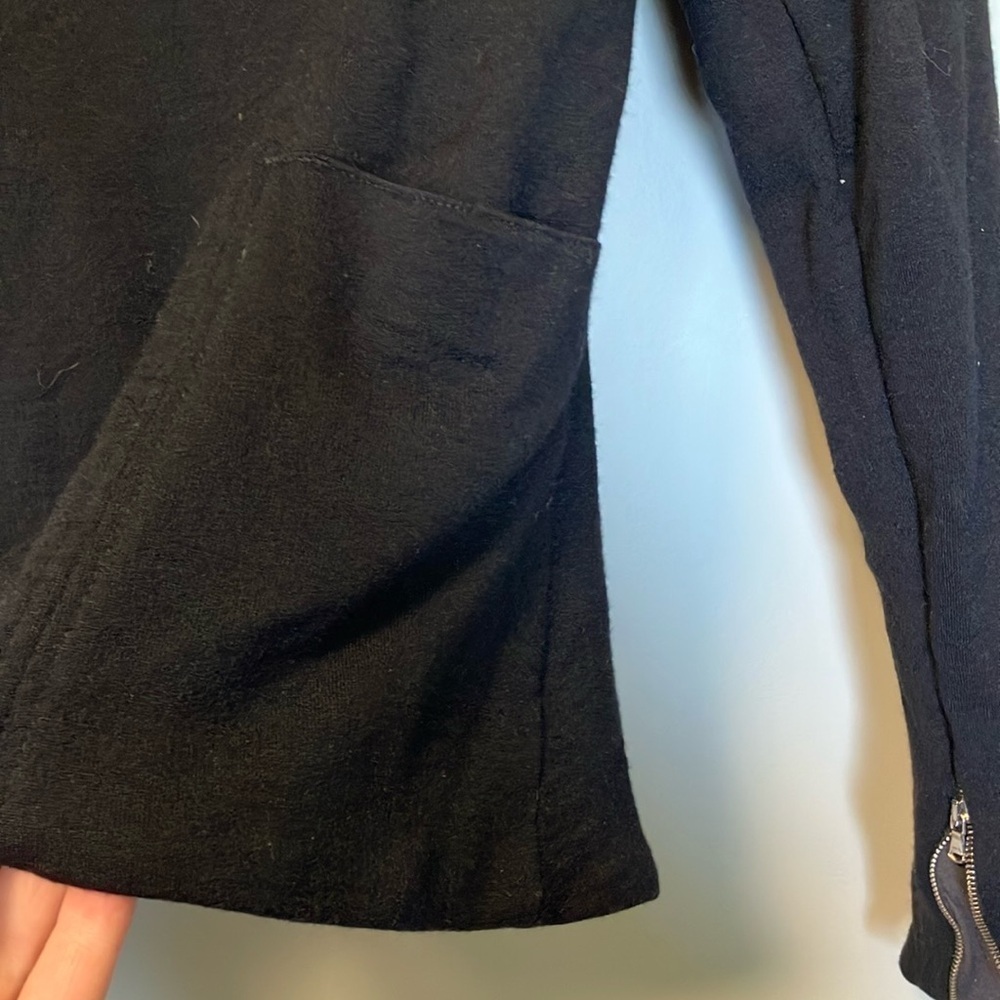 Ramblers Way 100% Rambouillet Wool Black Jacket - Picture 7 of 9